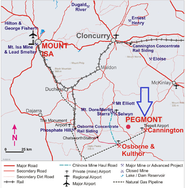 Pegmont Map
