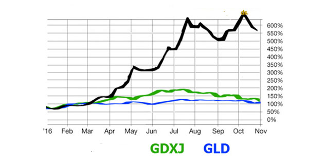 Gold chart