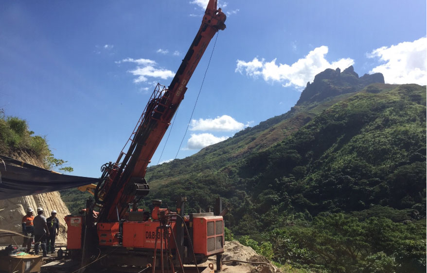 Two Drill Holes at Fiji Project Show Shallow, High-Grade Gold