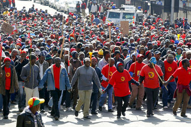 south africa strike