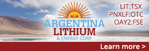 Learn More about Argentina Lithium and Energy Corp.