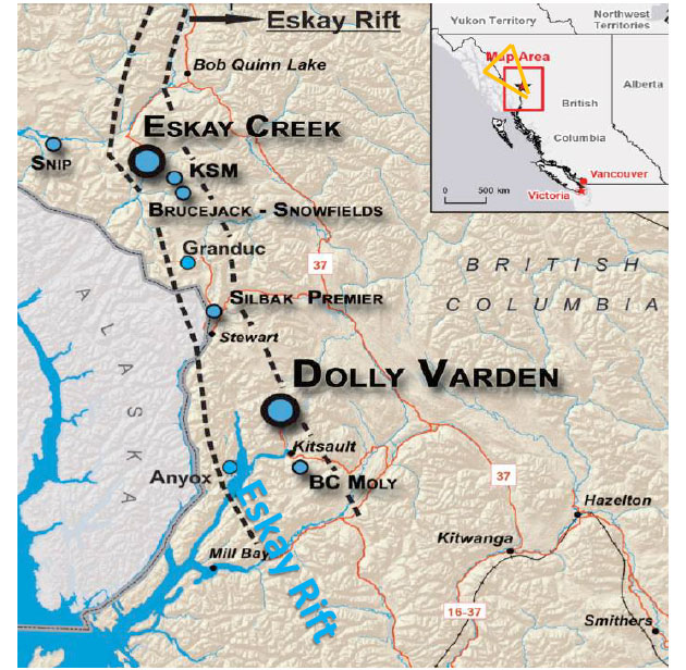 Dolly Varden Map