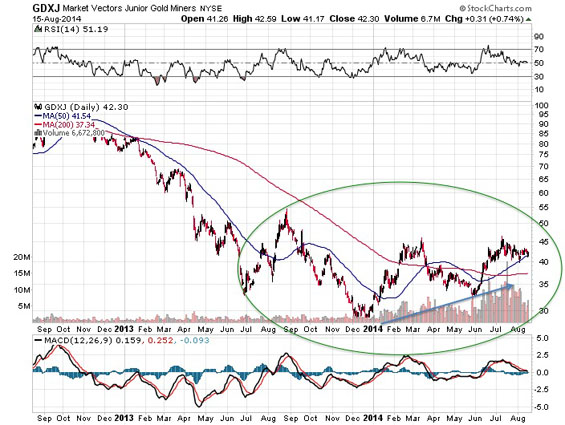 GDXJ chart