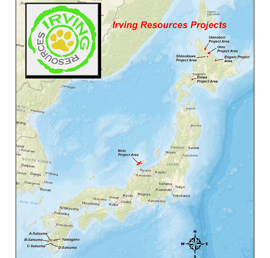 Gold Explorer Submits License Applications for Large Land Position in Japan