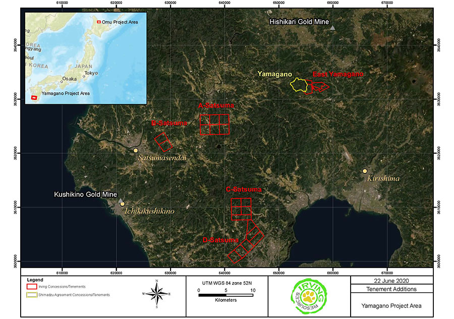 Explorer Executes Definitive Agreement to Purchase Historical Japan Mining License