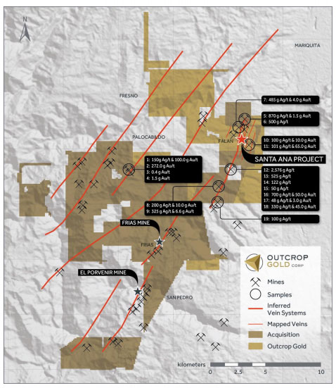 Santa Ana Area Map