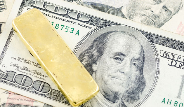 U S Dollar Rally Is Doomed Gold Bar And Dollars