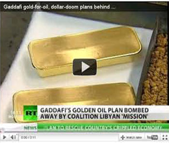 Gaddafi Gold-for-oil plan